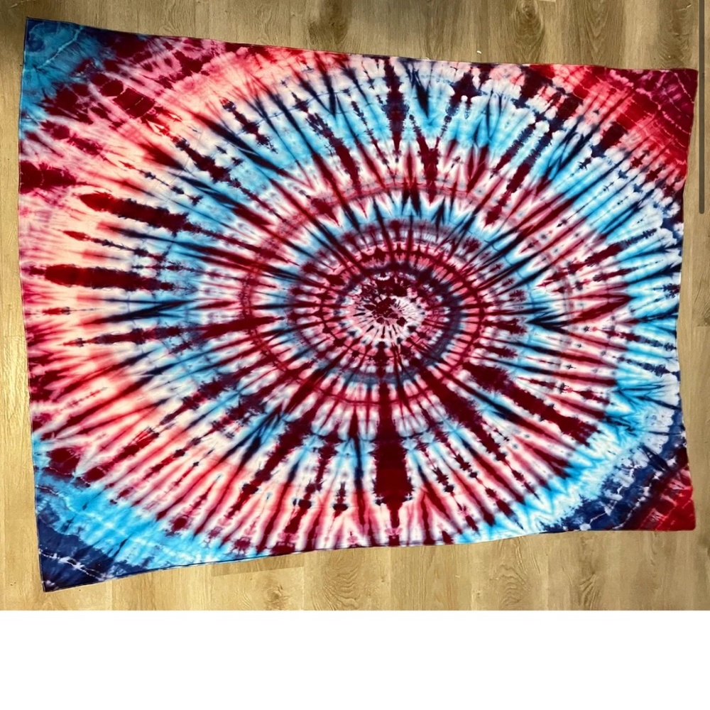Cotton Candy Spiral Tapestry by STELLAR